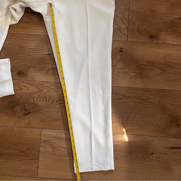 Trina Turk Ivory Bridal Jumpsuit Size 6 Civil Wedding Rehearsal Dinner - Picture 15 of 16